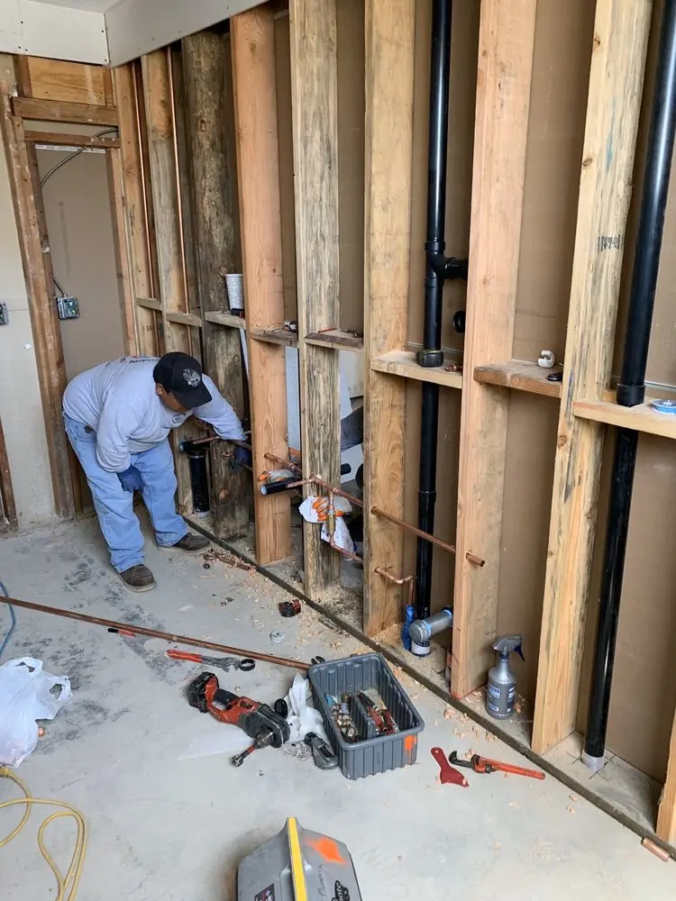 Commercial rough-in plumbing for Gas Line Repair in West Harwich